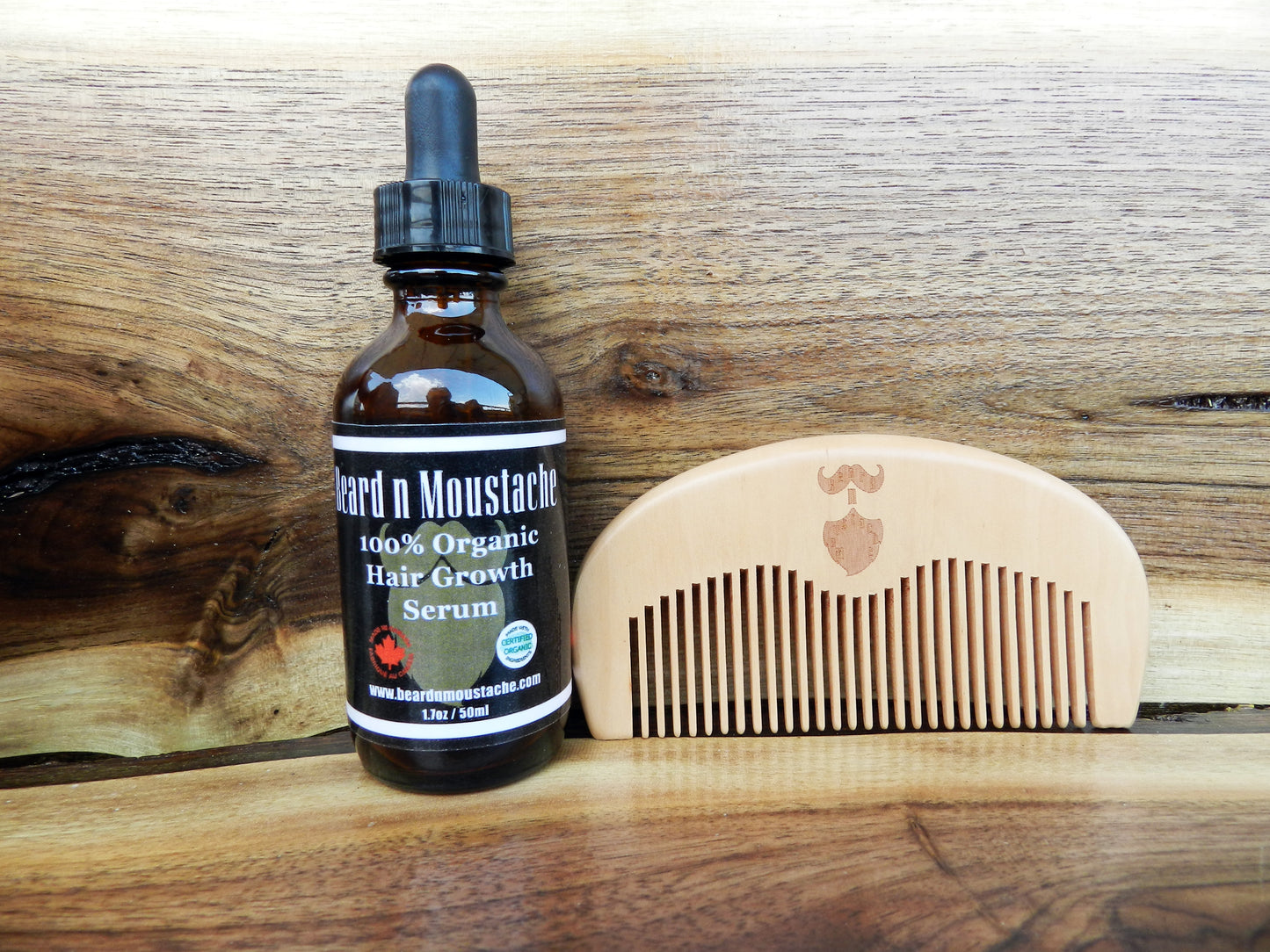 Organic Hair Care Oil Set - Beard n Moustache