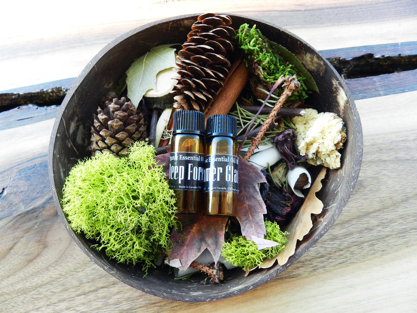 Raw Nature Potpourri in Coconut Shell - Beard n Moustache