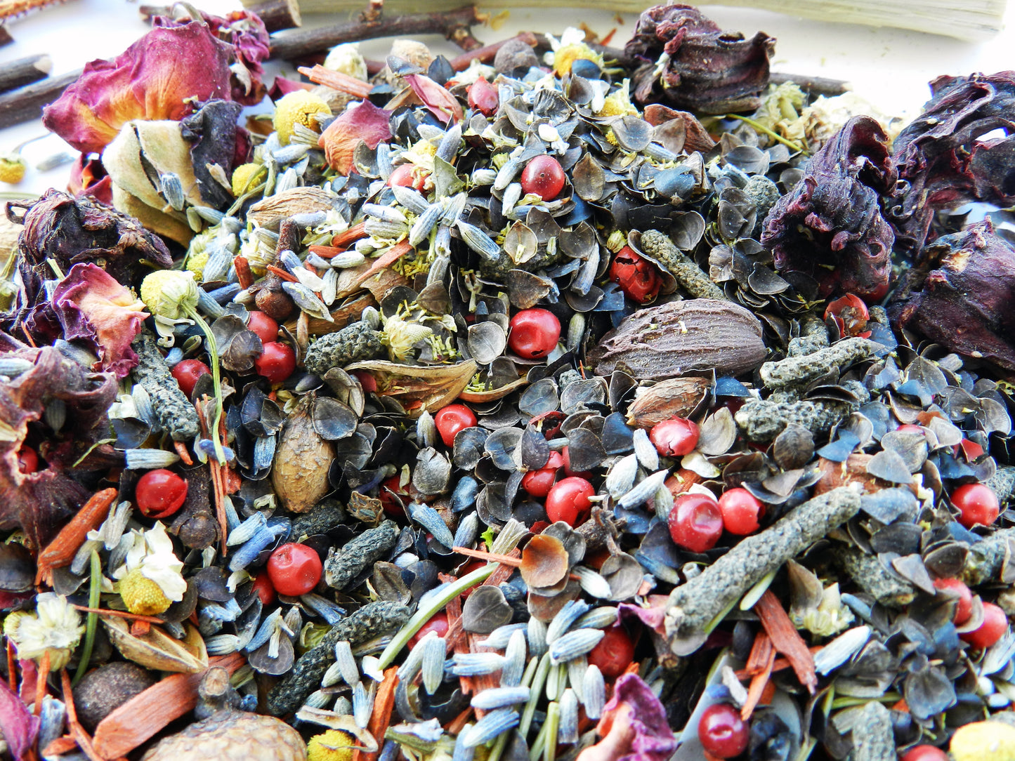 Wildcrafted Potpourri in Natural Coconut Shell – Organic Botanical Blend - Nina Bella Collection