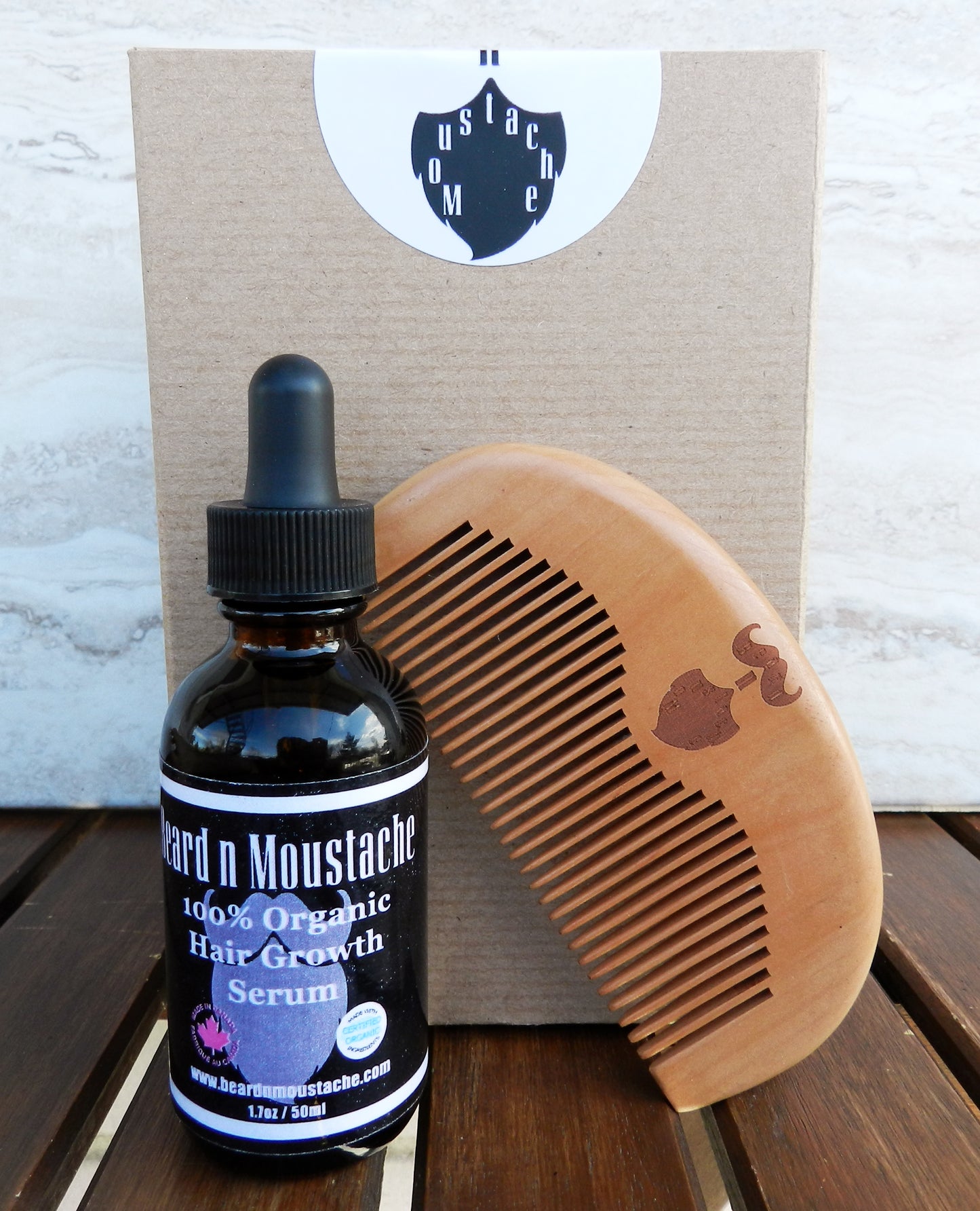 Organic Hair Care Oil Set - Beard n Moustache