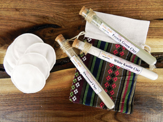 Natural Pure Clay Mask Trio – For Clear & Radiant Skin - Nina Bella Collection