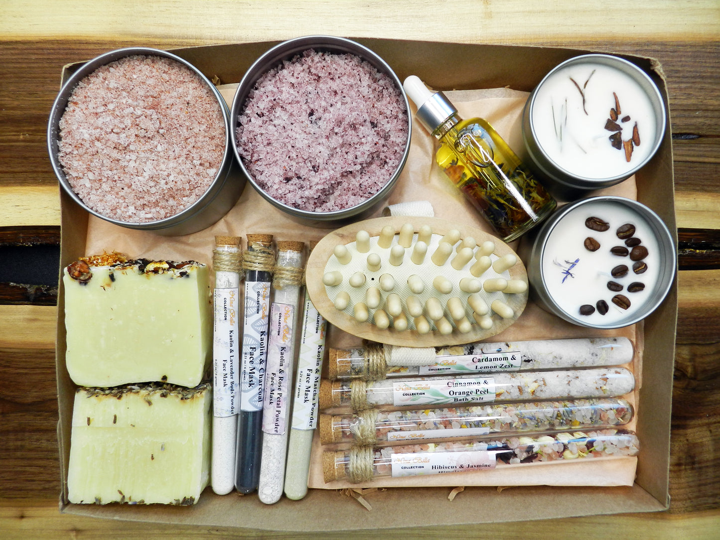 Set de spa orgánico completo para el hogar hecho a mano