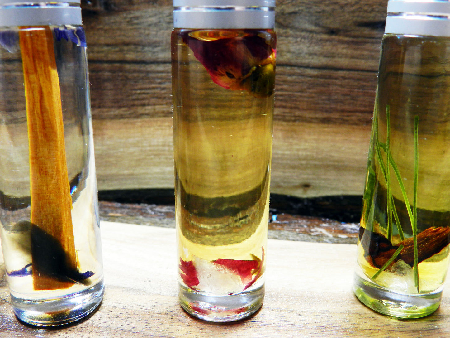 Juego de 4 aceites aromáticos orgánicos en roll-on