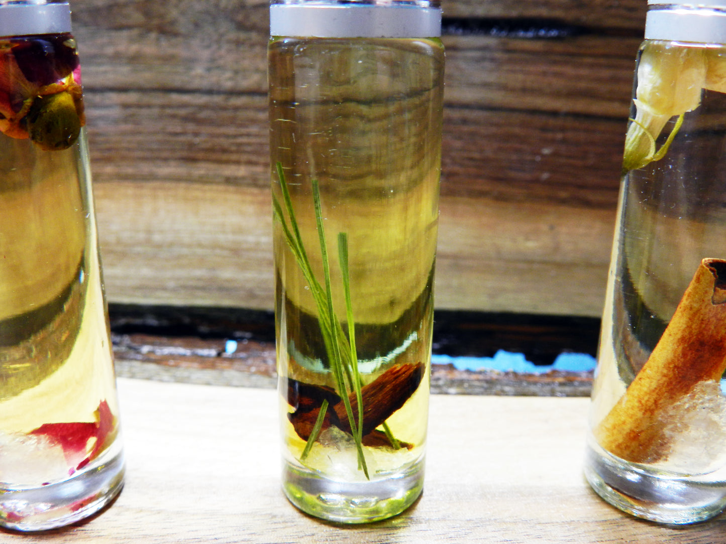 Juego de 4 aceites aromáticos orgánicos en roll-on
