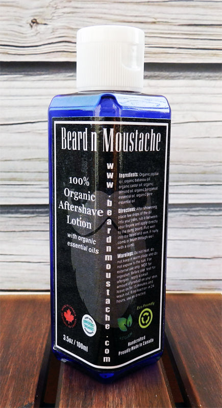 Organic Aftershave Lotion - Beard n Moustache