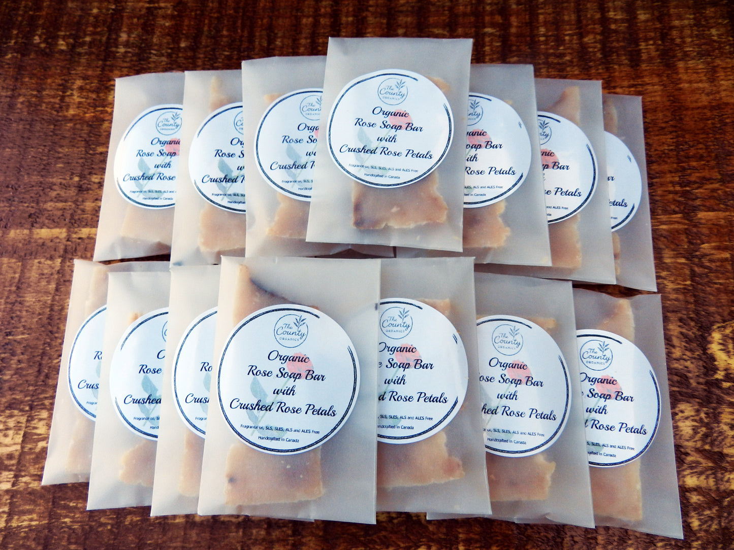 Rose Garden - Organic Rose Artisan Guest Soap Bar