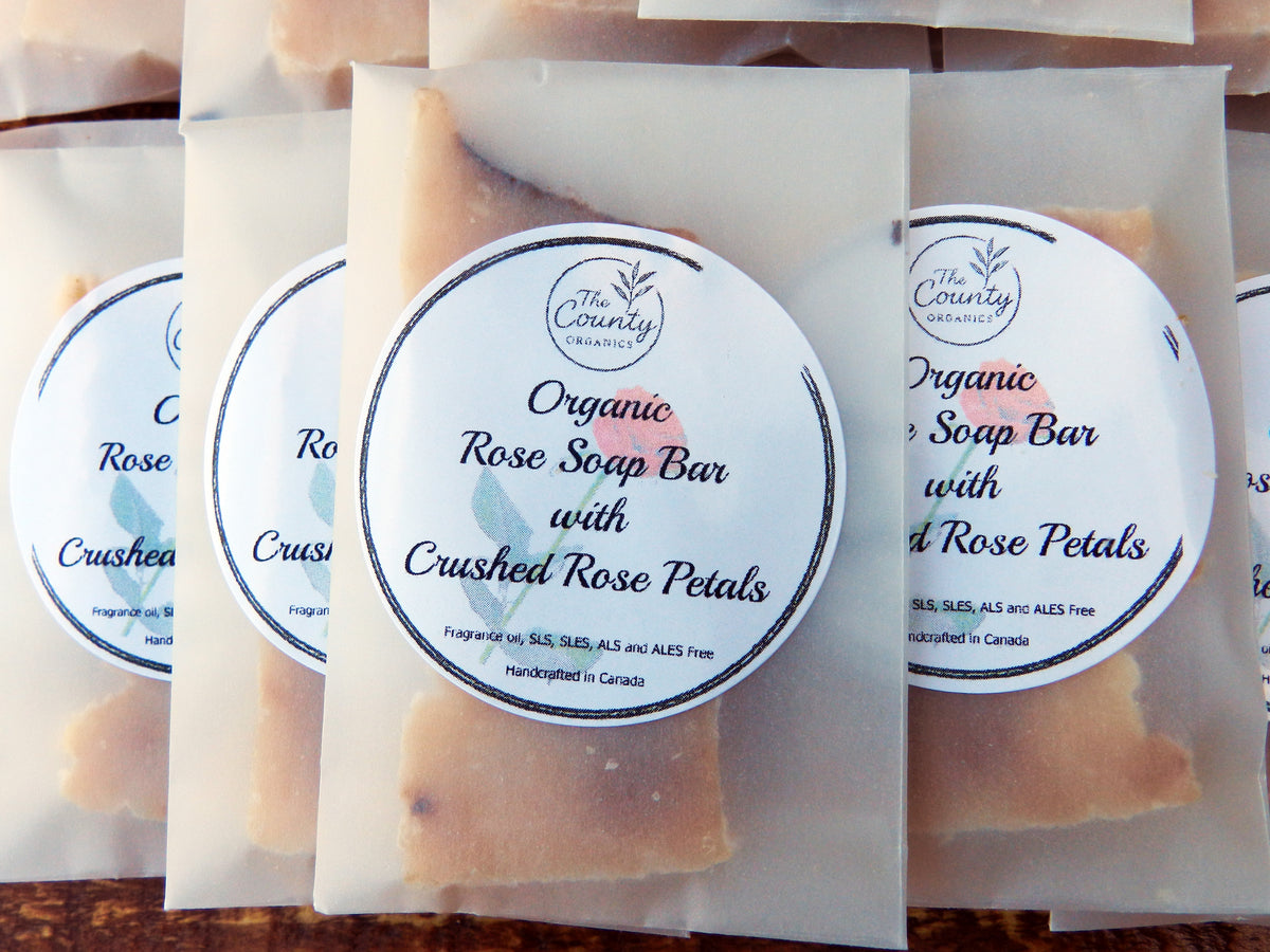 Rose Garden - Organic Rose Artisan Guest Soap Bar
