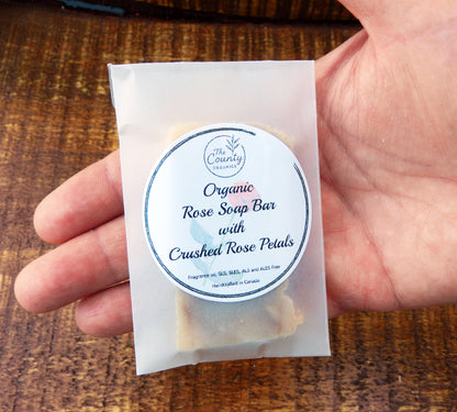 Rose Garden - Organic Rose Artisan Guest Soap Bar