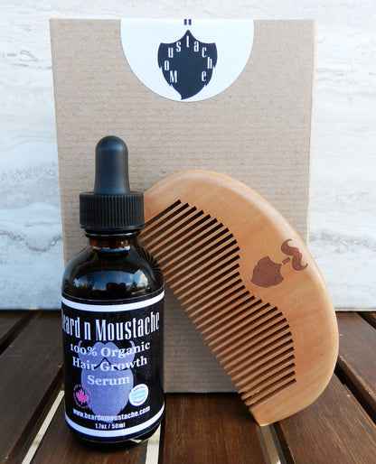 Organic Hair Care Oil Set - Beard n Moustache