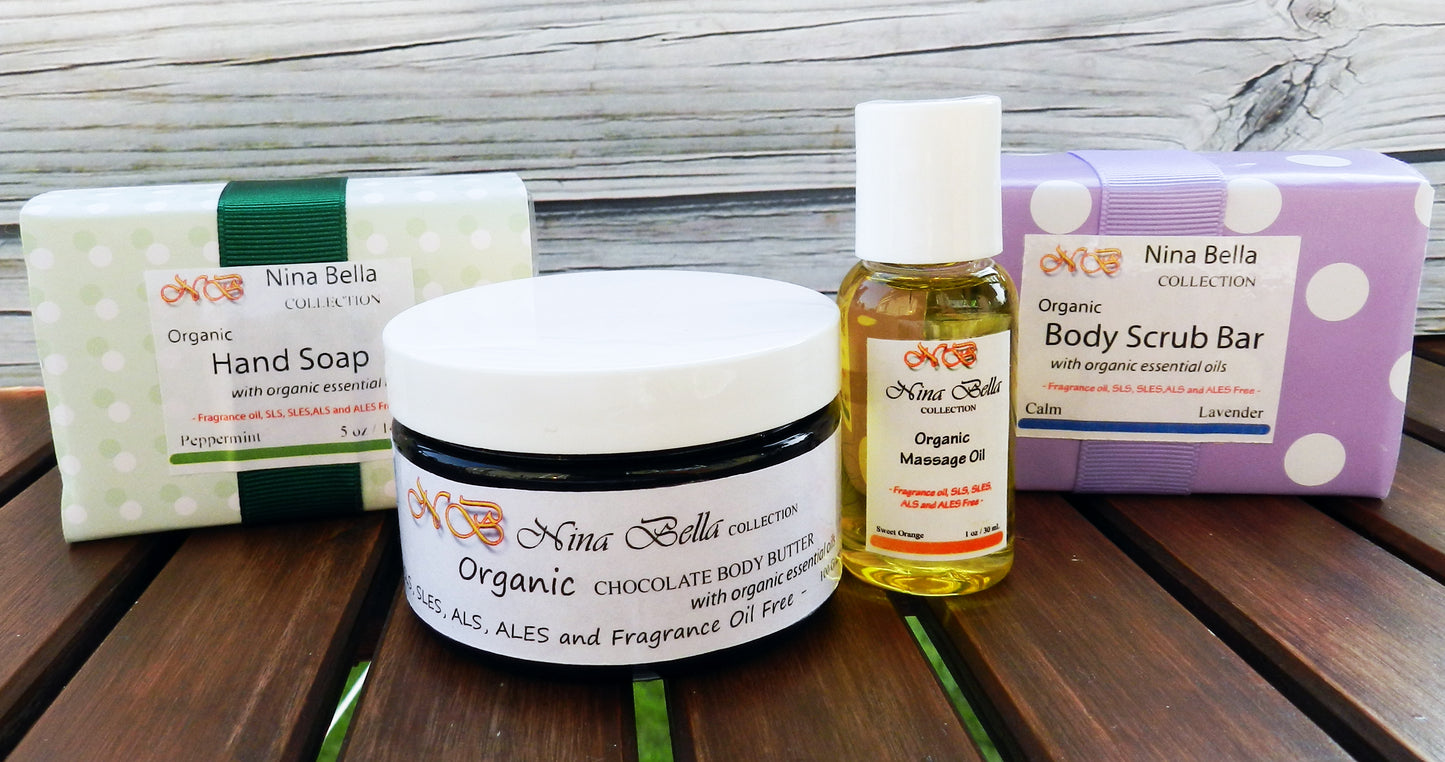 Ensemble de hammam biologique authentique fait main