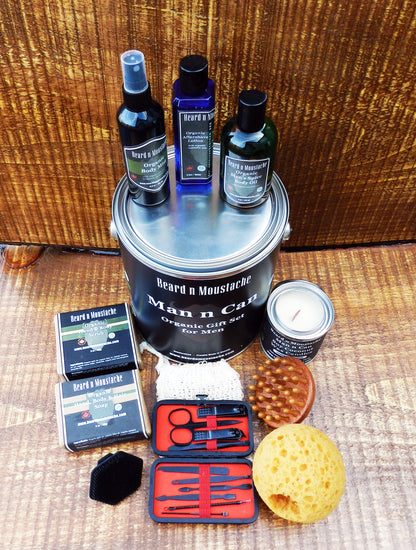 Coffret de soins bio pour homme
