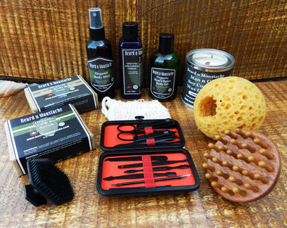 Coffret de soins bio pour homme