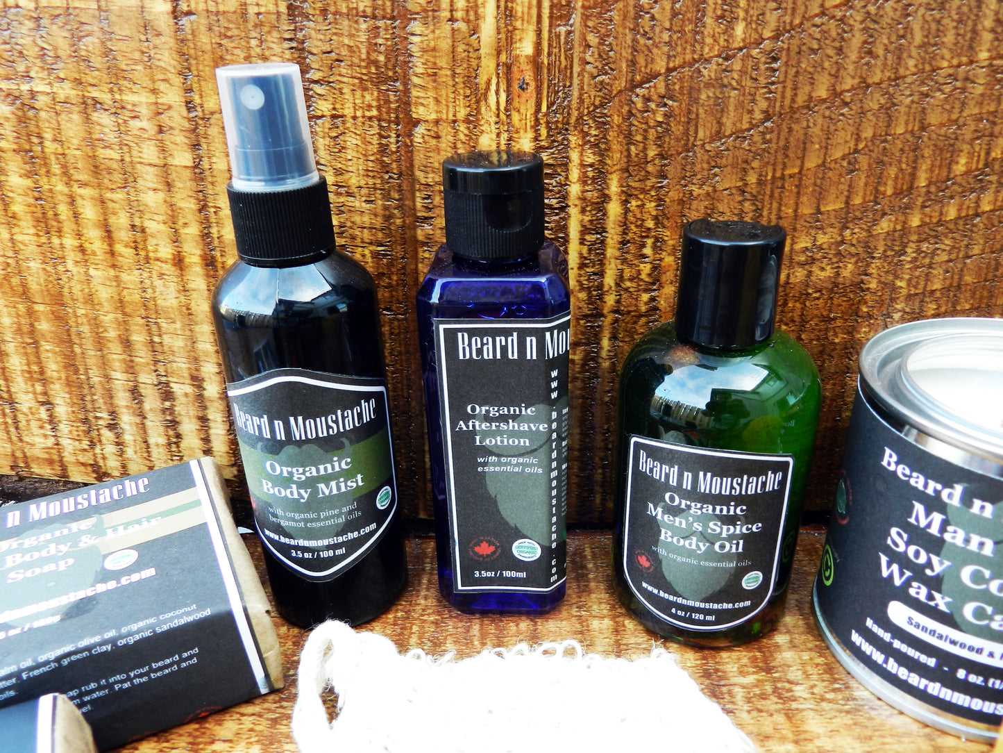 Coffret de soins bio pour homme