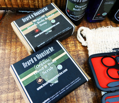 Coffret de soins bio pour homme