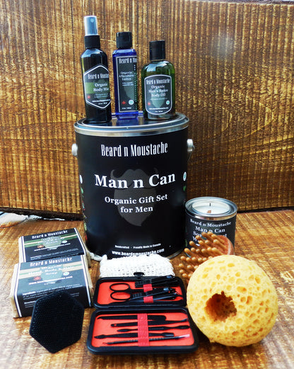Coffret de soins bio pour homme