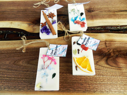 Lot de 4 sachets de cire fabriqués à la main