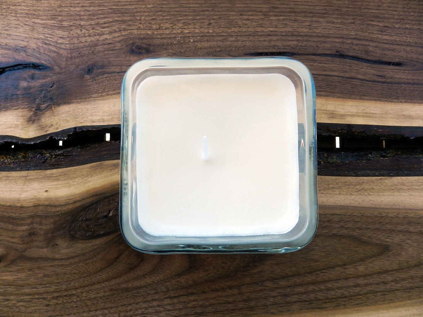 Bougies en cire de soja à la noix de coco dans un grand récipient en verre 16,5 oz