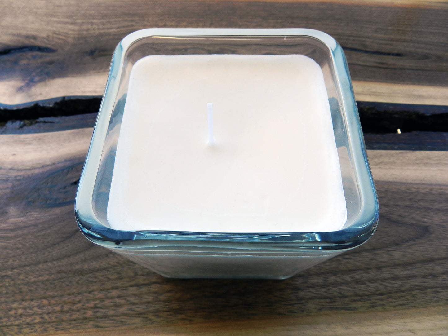 Bougies en cire de soja à la noix de coco dans un grand récipient en verre 16,5 oz