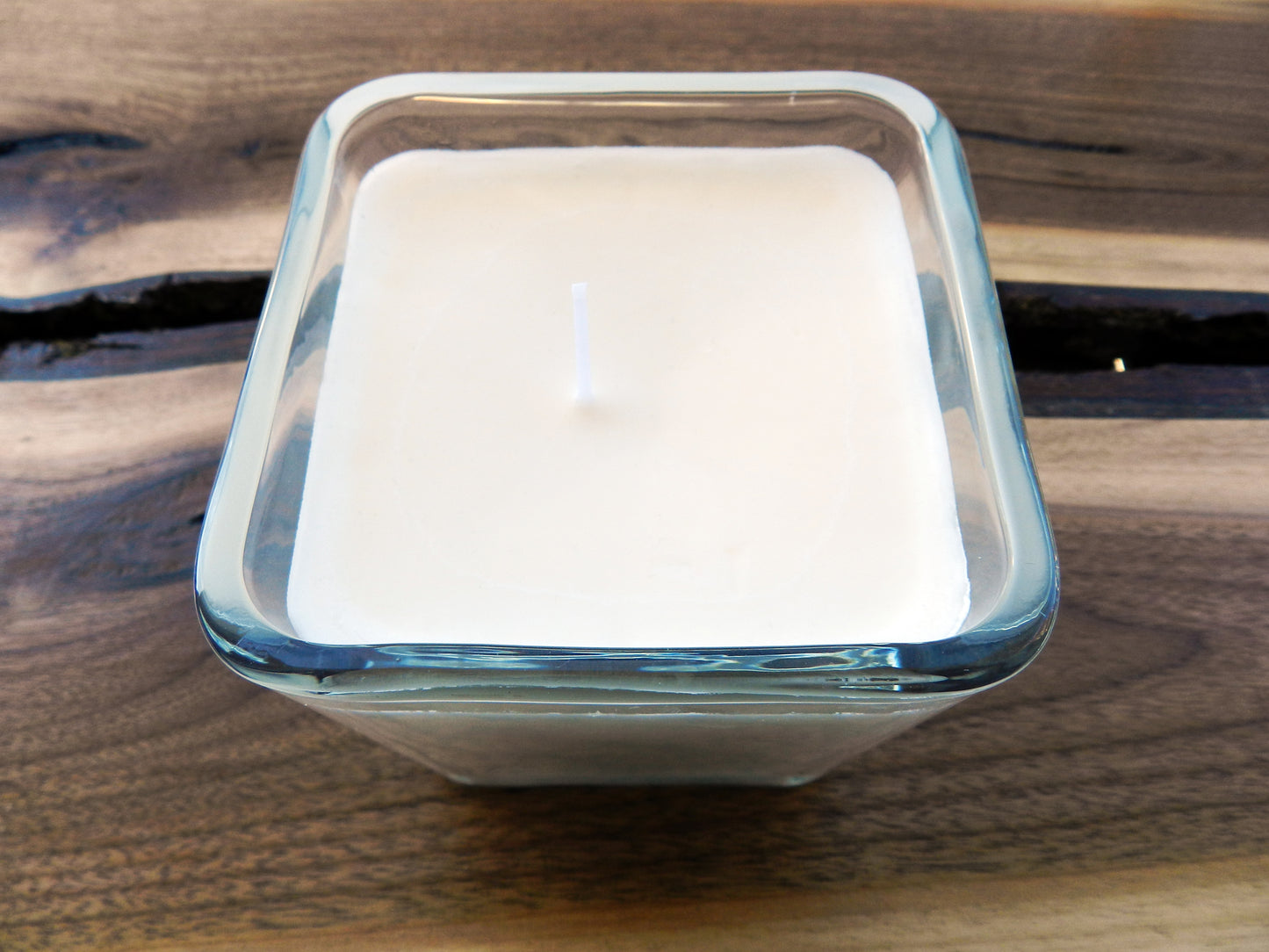 Bougies en cire de soja à la noix de coco dans un grand récipient en verre 16,5 oz