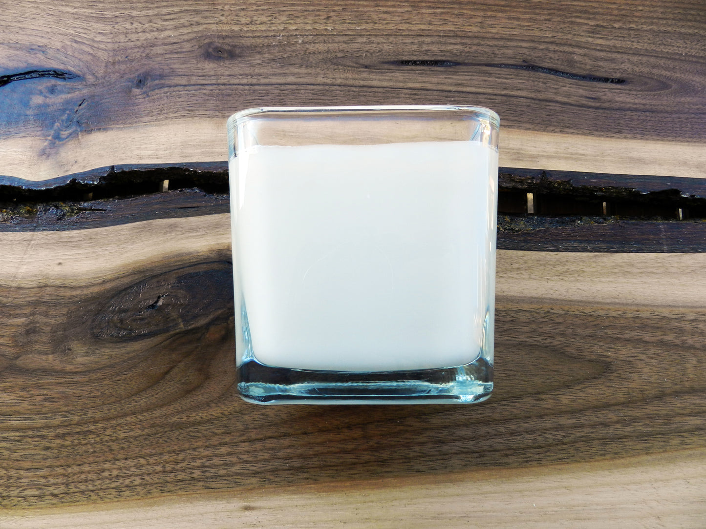 Bougies en cire de soja à la noix de coco dans un grand récipient en verre 16,5 oz