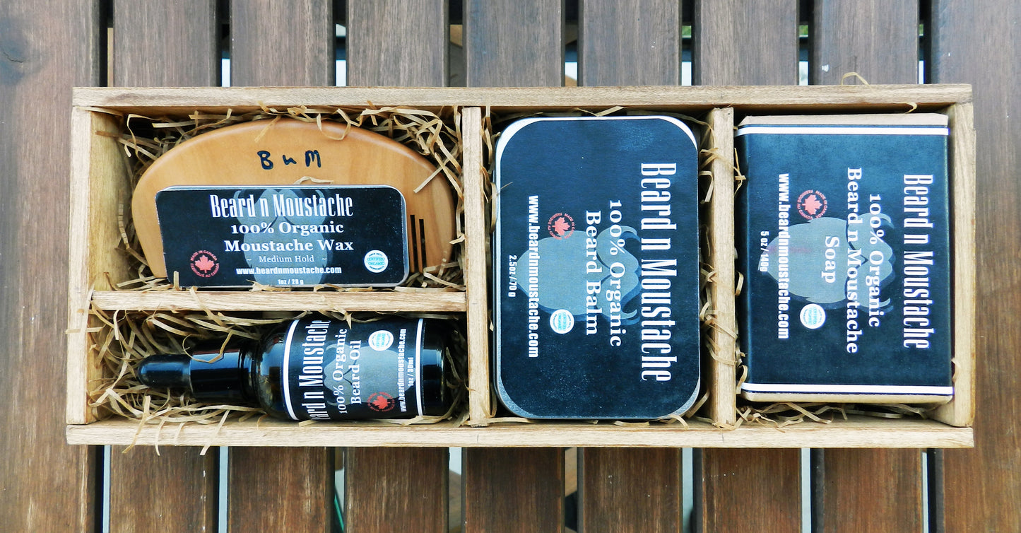 Coffret de soins bio pour hommes