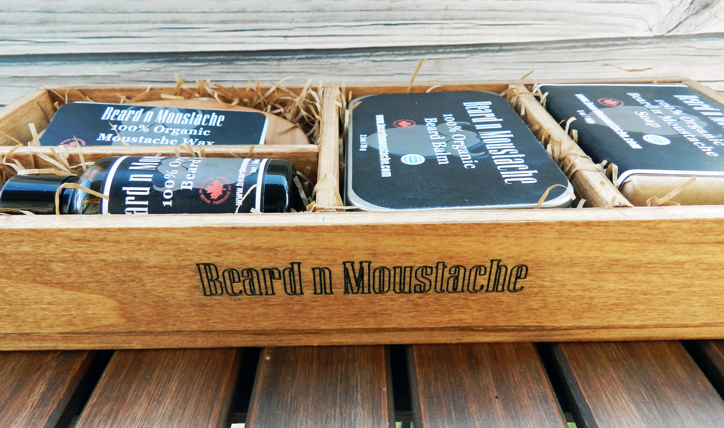 Coffret de soins bio pour hommes
