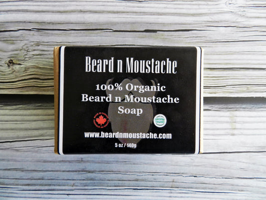 Savon bio pour barbe et moustache - 140 g