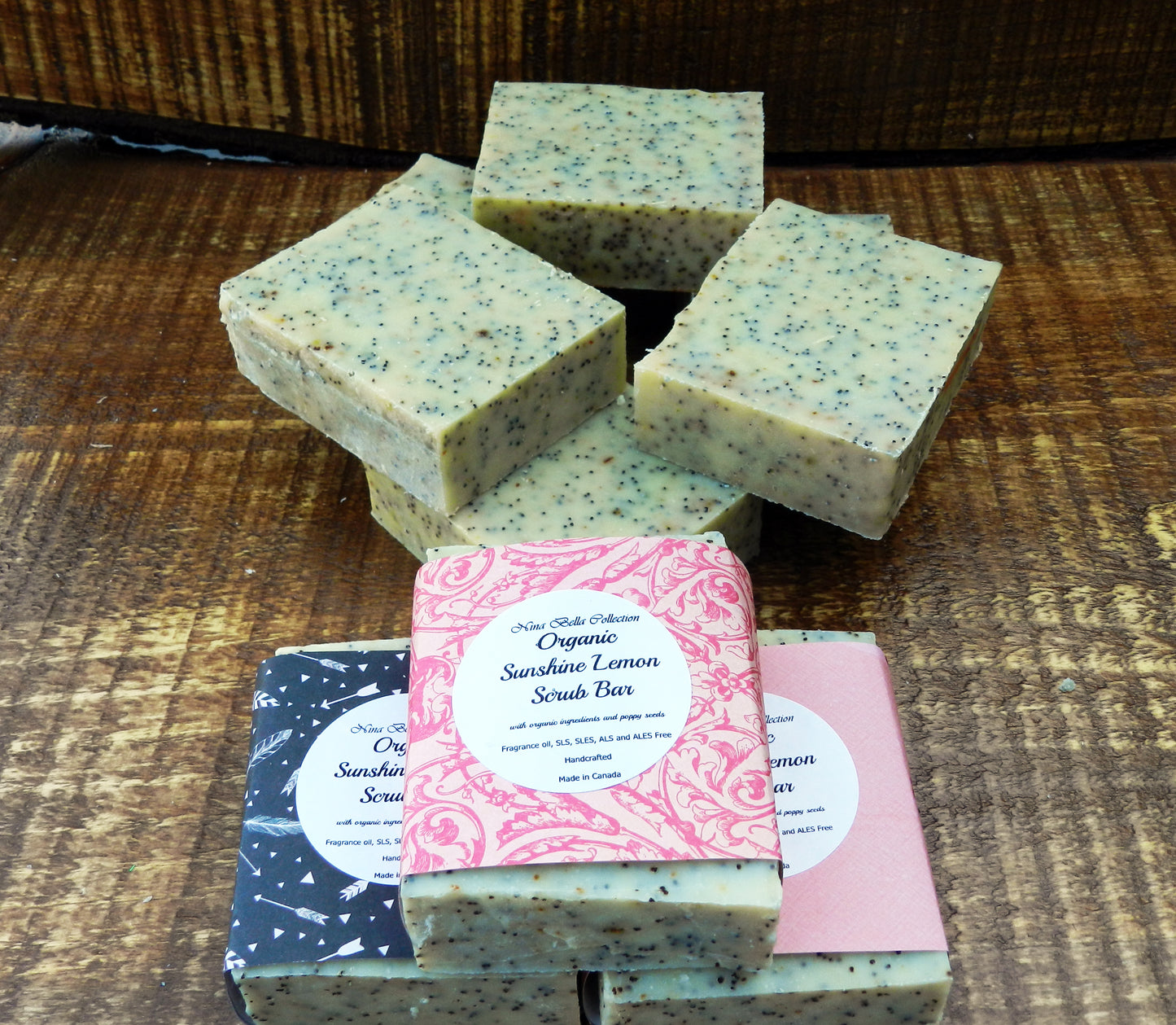 Gentle Botanical Polish - Organic Sunshine Lemon Scrub Bar