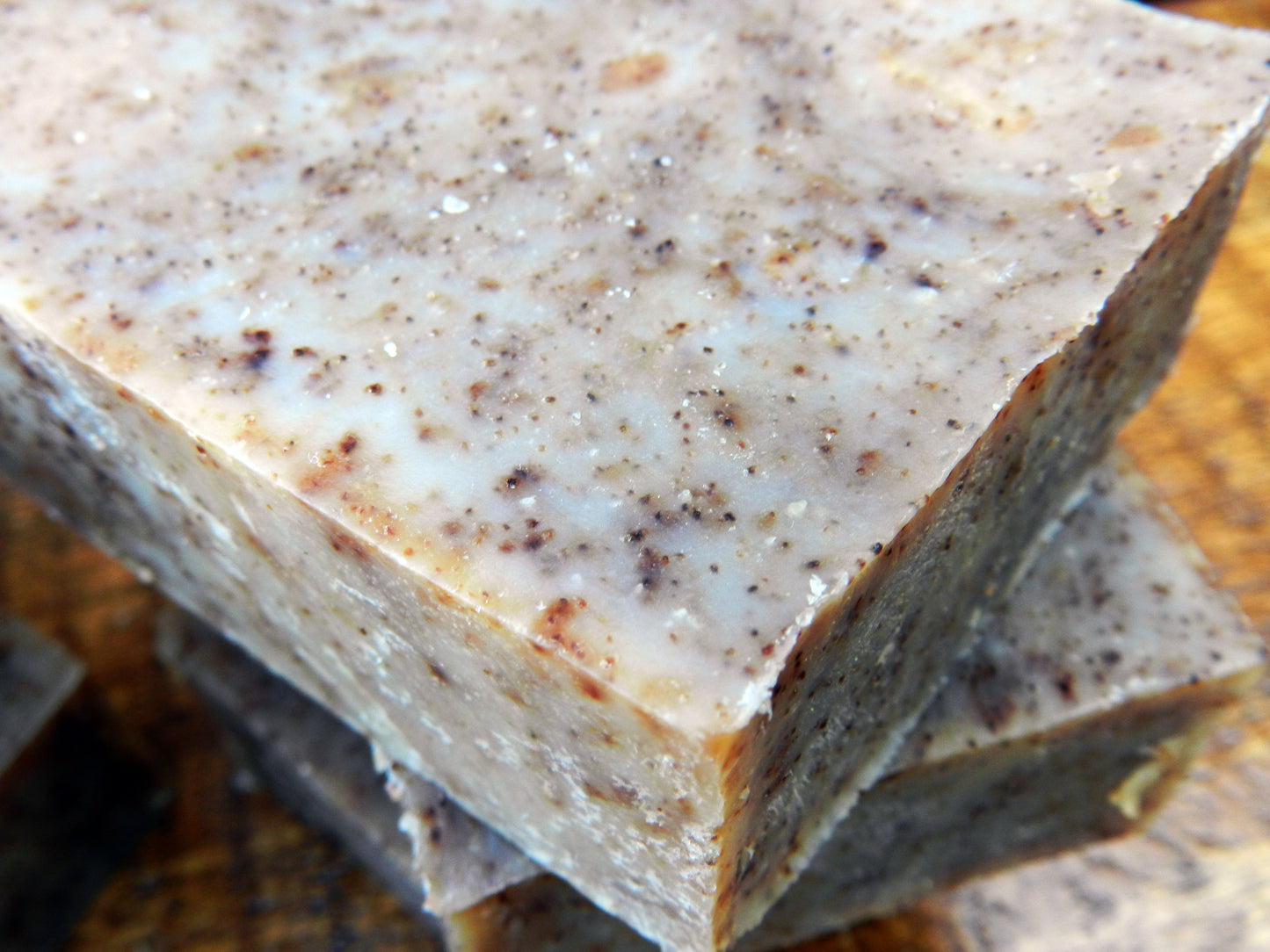 Tropical Beach Polish - Organic Botanical Polish Apricot Shell Scrub Bar
