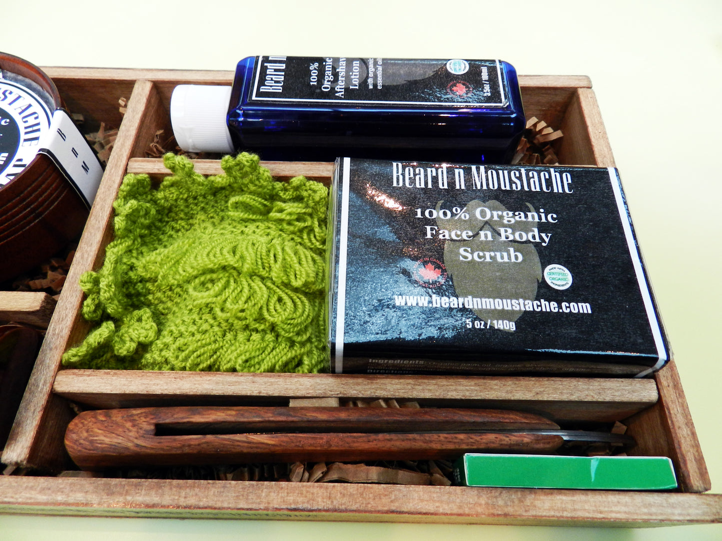 Coffret de barbier bio pour homme, cadeau d'anniversaire pour lui