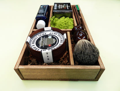 Coffret de barbier bio pour homme, cadeau d'anniversaire pour lui